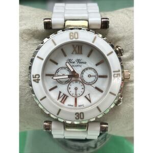 Vice Versa Gold And White Tone Women’s Quartz Watch
